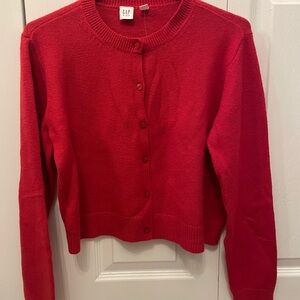 GAP Women's Red Cash Sweater